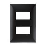 Placa 2 Ventanas Black Alpha Estevez EC9795