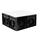 Caja Negra Poliflex 3/4" con Tapa EF4128