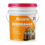 Pintura Vinil Acrílica Modificada Decoramax De 19LT Color Blanco Mate Marca PINTURAS ACUARIO VA94090