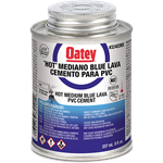 Cemento Azul para PVC Blue Lava (8 oz / 236 ml), Especial para Alta Humedad y Exterior, Modelo 32402MX, Oatey PG3170