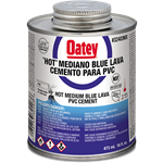 Cemento Azul para PVC Blue Lava (16 oz / 473 ml), Especial para Alta Humedad y Exterior, Modelo 32403MX, Oatey PG3171