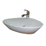 Lavabo Gold Union Génova Blanco Sin Rebosadero PM2837