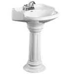 Lavabo Royalty II 4 Pulgadas Blanco 52616022 Cerámica PM5435