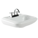 Lavabo Génova 4 pulgadas Blanco PM6602C