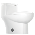 Inodoro American Standard One Piece Doble Descarga Tofino con Asiento Blanco PM7308