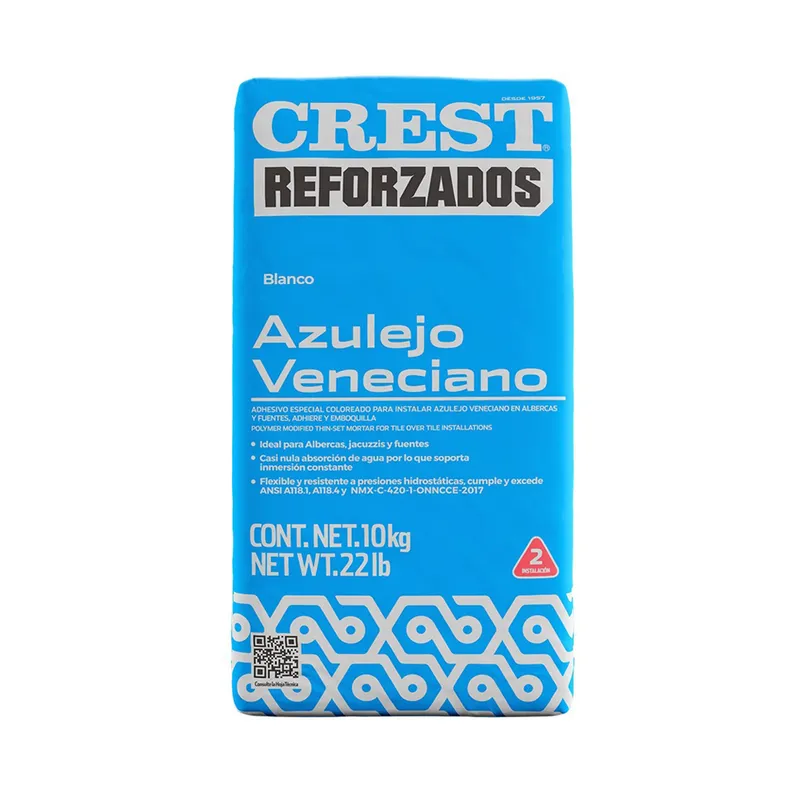 Adhesivo Crest Azulejo Veneciano Blanco 10 kg PR2206