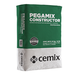 Adhesivo Gris Pegamix Construcción 20 kg PR40030