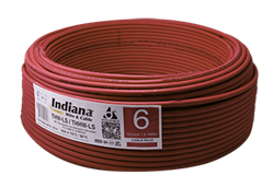 Cable de Cobre PVC 6 AWG Rojo EC2409R