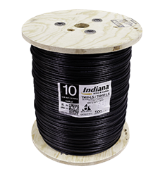 Cable de Cobre PVC 10 AWG Negro EC2418N