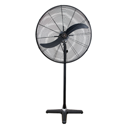 Ventilador de Pedestal 30 pulgadas Negro Huracán P para Interiores EV1035