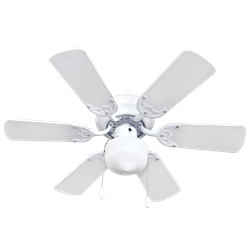 Ventilador de Techo Benelux Menorca 30" 6 Aspas Café EV1078