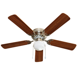 Ventilador de Techo Benelux Santorini 42" 5 Aspas MDF Café EV1079