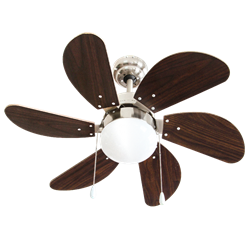 Ventilador de Techo Benelux Ixtapa 30" 6 Aspas MDF Chocolate EV1083