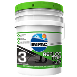 Impac Reflec Top Plus 3 Fibratado Blanco 18 lts PG0444