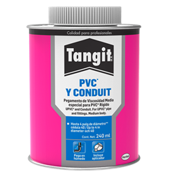 Pegamento para PVC en Bote Tangit Medium 240ml PG3074