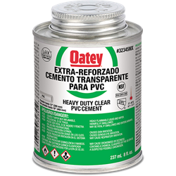 Cemento para PVC de Viscosidad Gruesa Transparente (8 oz / 236 ml), Modelo 32345MX, Oatey PG3167