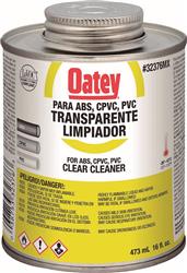 Limpiador Transparente para Tubos y Conexiones de PVC/CPVC (16 oz / 473 ml), Modelo 32376MX, Oatey PG3174