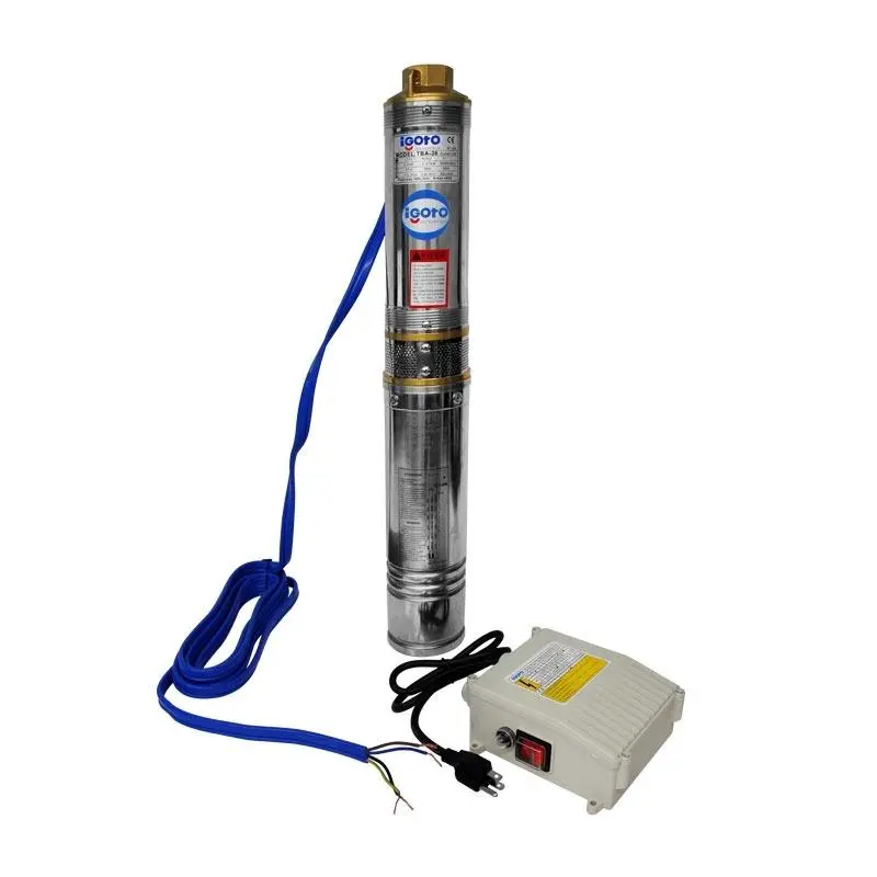 Bomba Sumergible Tipo Bala 1 HP 110V Igoto PG4738IG