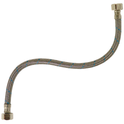 Conector Flexible Lavabo/Fregadero de Acero Inoxidable Premium 40 cm, Modelo LL-A40, PG7137