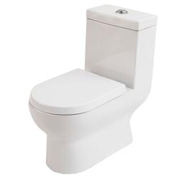 Inodoro Tendenzza One Piece Ferrara Dual Flush 3/6 Litros con Asiento Blanco PM2022