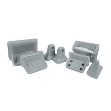 Juego De Accesorios Ceramicos Gris PM2032