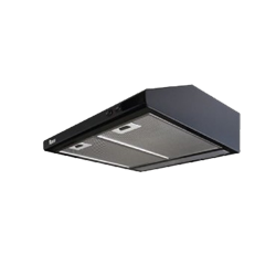 Campana para cocina de pared negra 80cm acero inoxidable PM4130