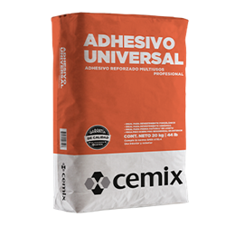 Adhesivo Universal Blanco 20 kg Cemix PR40034