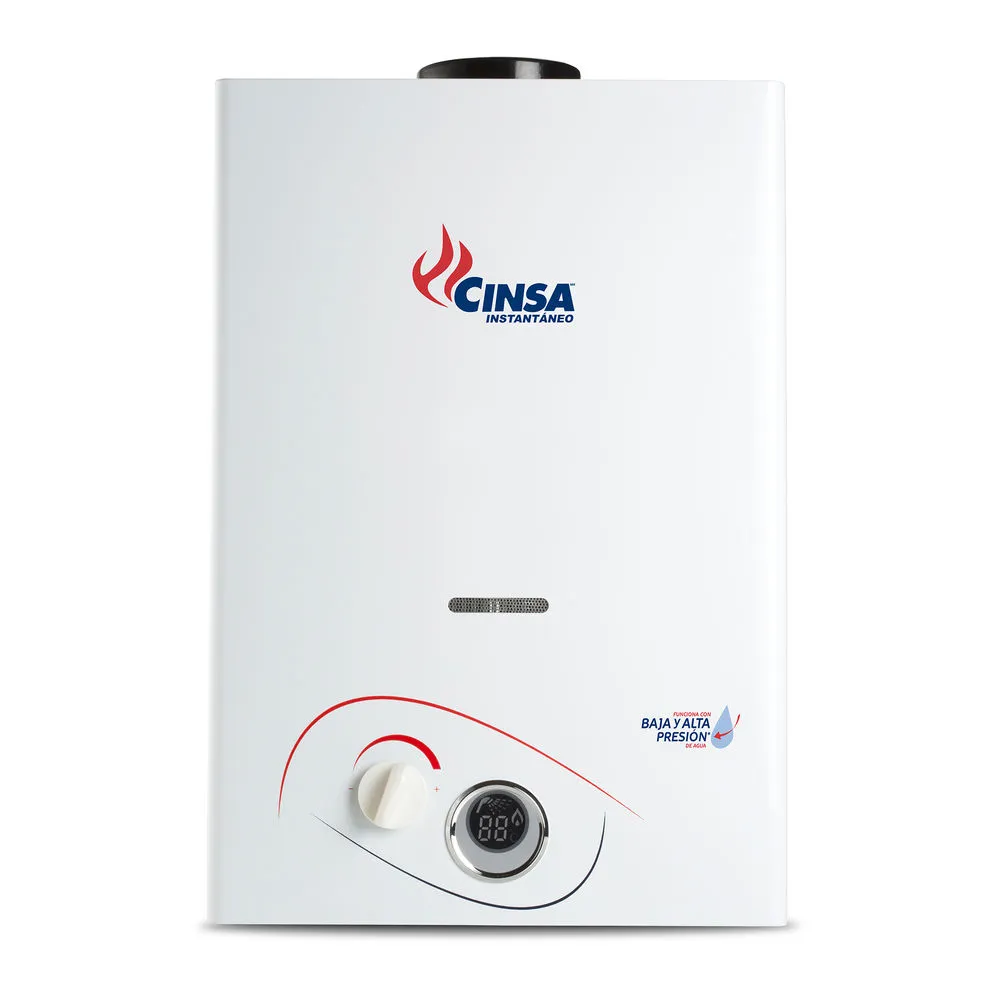 Calentador de Agua Instantáneo Cinsa CIN-13B LP 13 Litros PV1414