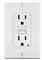 Contacto GFCI SmartlockPro Autoprueba 15A-125V Color Blanco Leviton EC7715