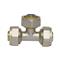 Tee de Gas 3/8" x 3/8" x 3/8", Modelo 9043070/CG-TE000-CC, Coflex, PG1055DU