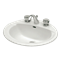 Lavabo de Sobreponer Venezzia Color Blanco de 4 Pulgadas PM6998G