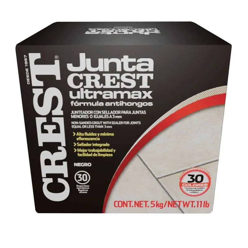 Juntacrest Ultramax Negro 5 kg PR2210